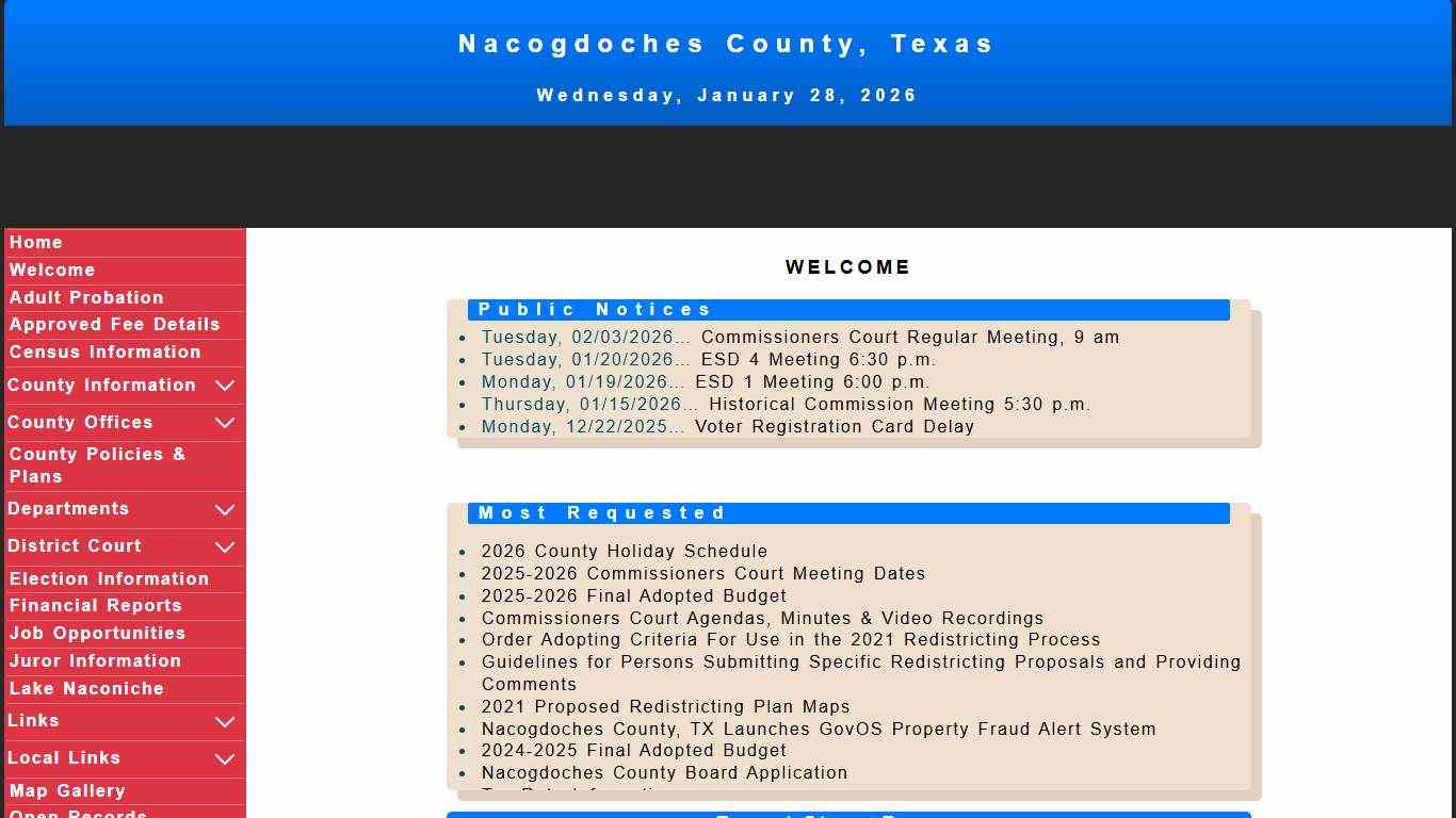 Nacogdoches County, Texas