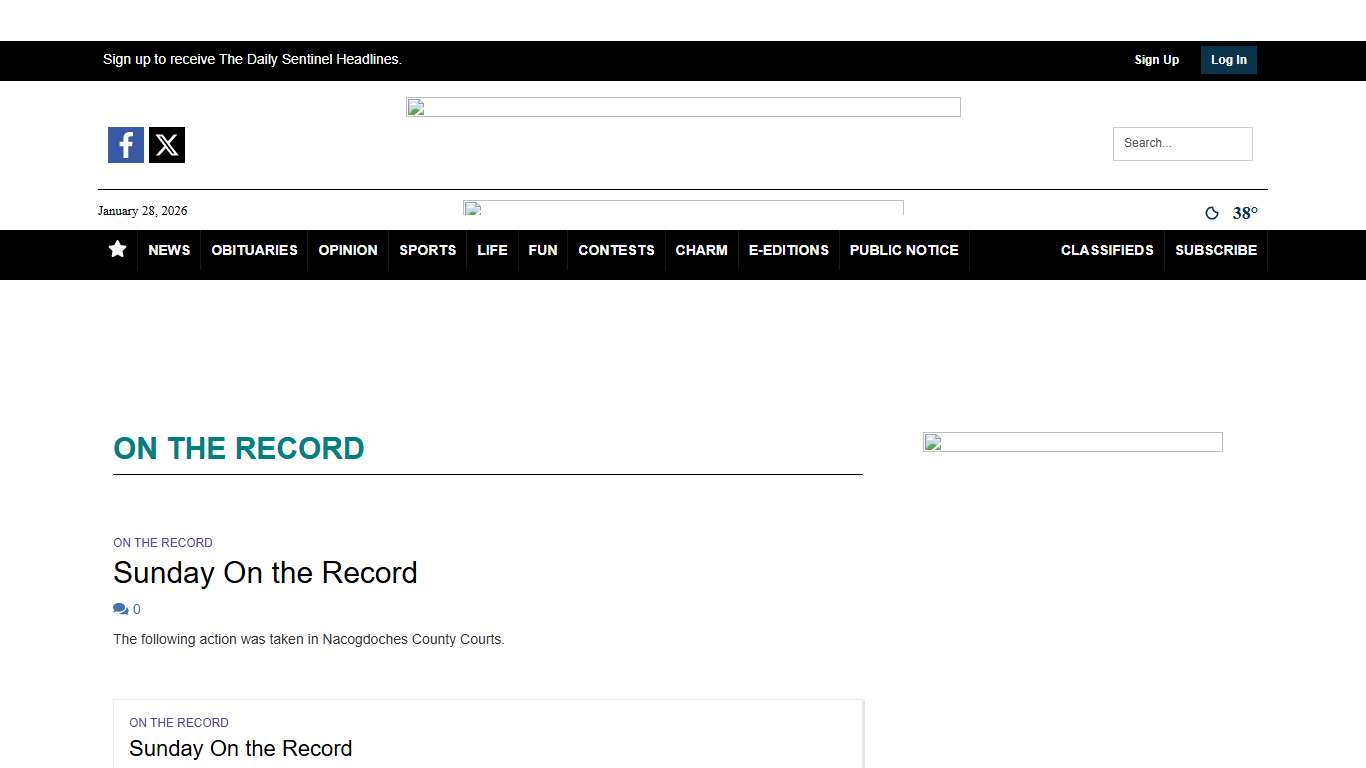 On The Record dailysentinel.com